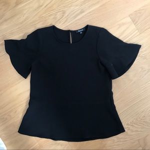 Madewell Black Short Sleeve Top